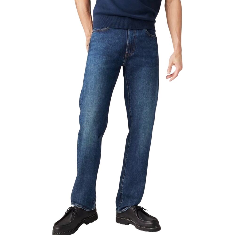 Levi's Men's 505 Regular Fit Medium Dark Wash Jeans W36 x L32 Relaxed